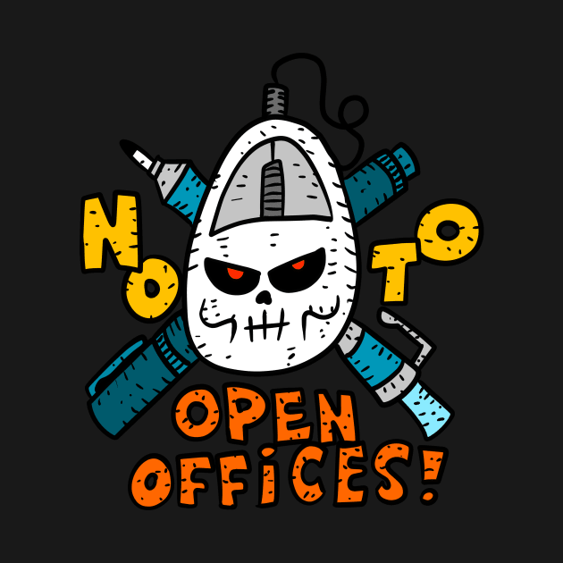 ban all open offices. no to bullpen office spaces. employees matter. by JJadx