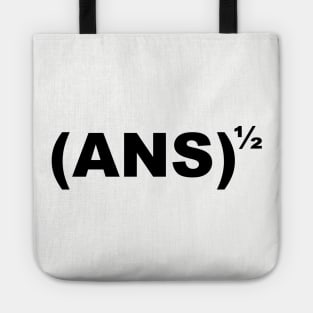 For The Kids Who Math (Black) Tote