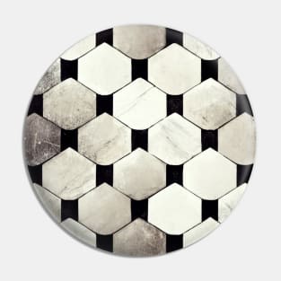 Faux Marble Tiles Art Deco Pin