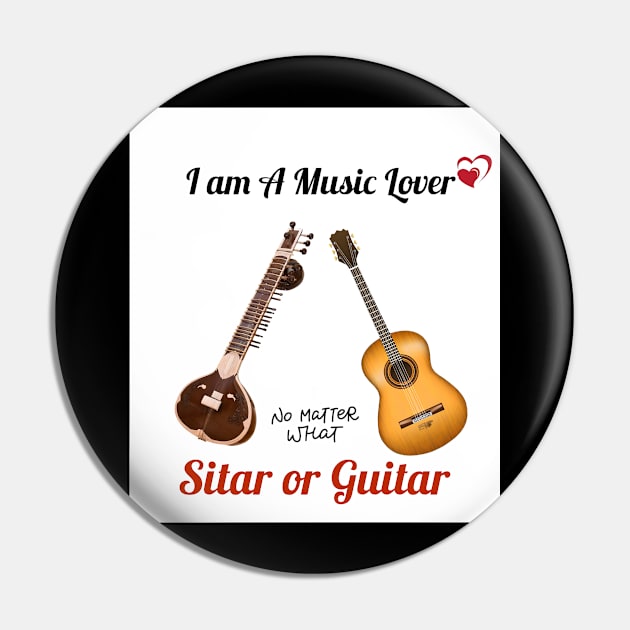 Music Lover Pin by Narry_Shavy Art Club