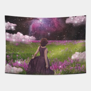 Surreal Dreamscape Tapestry