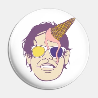 Cherry Ice Scream Smile Pin