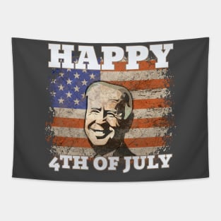 4th of July Shirts Biden Happy 4th of July Tapestry