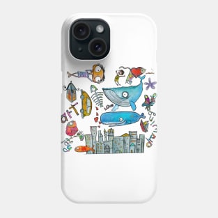 Crayon collage Art Phone Case