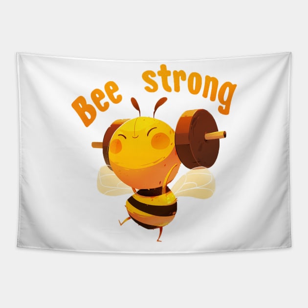 bee strong Tapestry by StevenBag