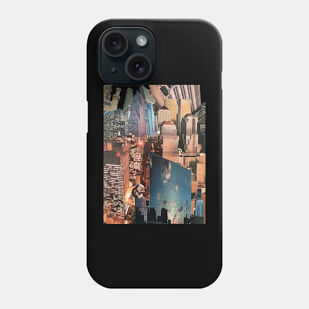 Cityscape Squirrel Collage Phone Case by The Petty Details