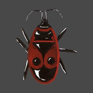 Eye shaped red bug, transparent background T-Shirt