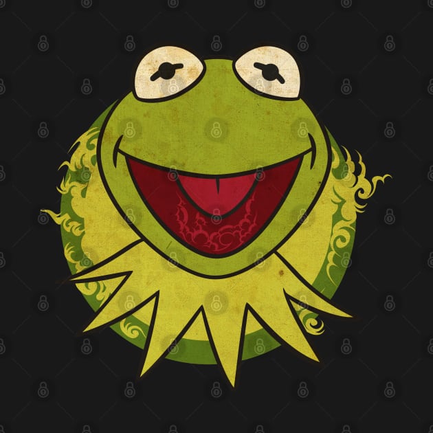 Vintage Cartoon Frog by CTShirts