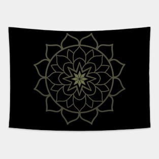 Blooming Mandala Flower Tapestry