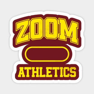 Zoom Athletics Yellow Maroon Magnet