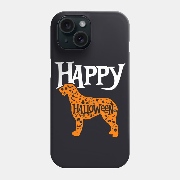 Happy Halloween Irish Wolfhound Phone Case by AlexWu