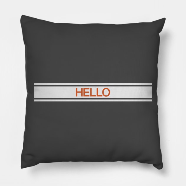 Hello Pillow by Rebel_Red