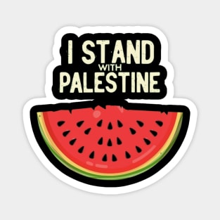 I stand with palestine Magnet