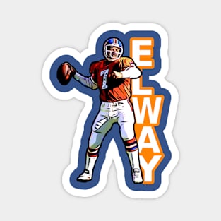 Broncos Elway 7 Magnet