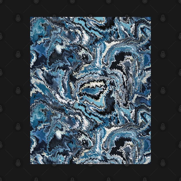 Blue swirl watercolor by designerMetin