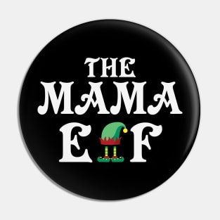 The Mama Elf Matching Family Elf Costume Christmas Gift Pin