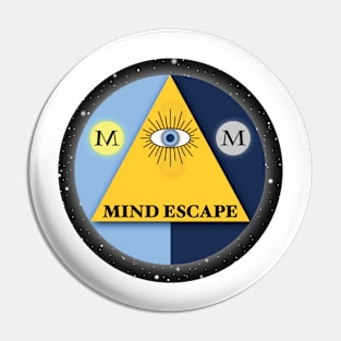 Mind Escape Logo on back Pin