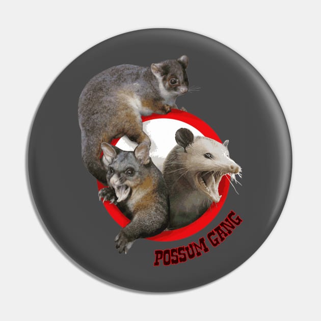 Possum Gang Pin by FieryWolf