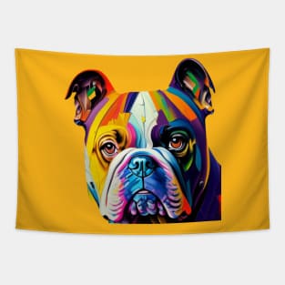 Colorful dog Tapestry