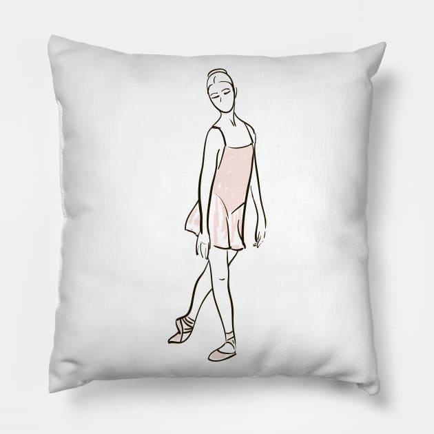 ballerina Pillow by Olga Berlet