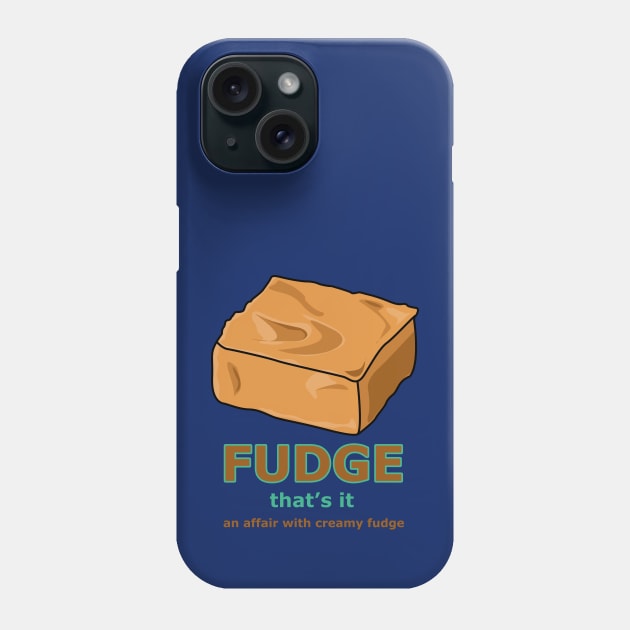 Indulgent Delight: A Fudge Affair Phone Case by Fun Funky Designs