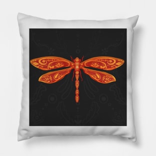 Mystical Dragonfly Pillow