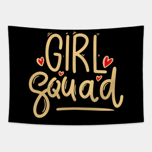 Girl Squad Cute Typography Gift Tapestry