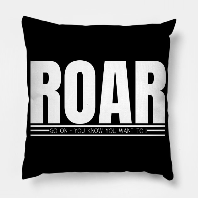 ROAR Pillow by My Tiny Apartment