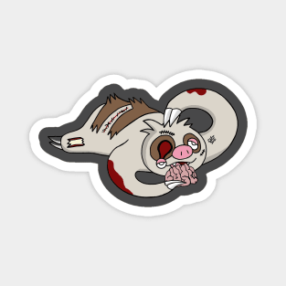 Zombie sloth Magnet