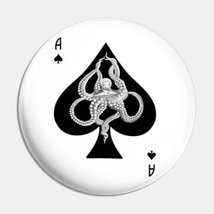 Kraken Ace of Spades Fate Pin