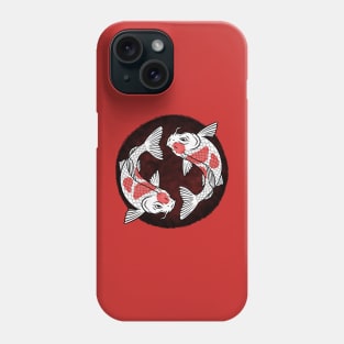 japanese koi fish Phone Case