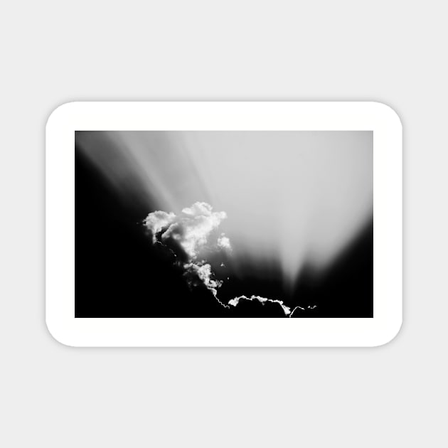 Sunbeam & Clouds Magnet by LaurieMinor