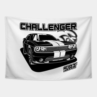 Challenger SRT (Black Print) Tapestry