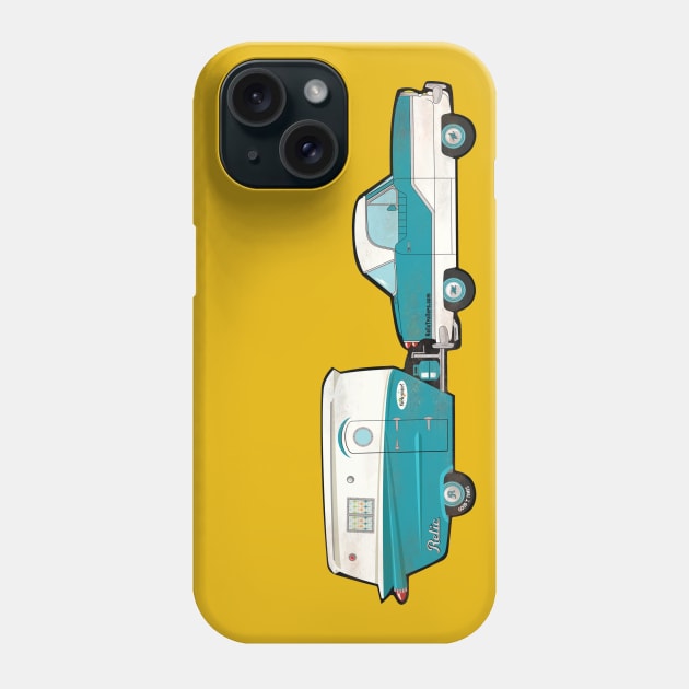 METRO CAR & RELIC TRAILER Phone Case by Modern-ArtifactsLLC