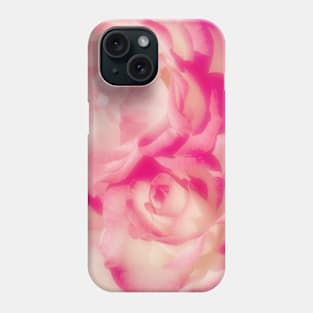 Pink and White Roses Abstract Photography Phone Case