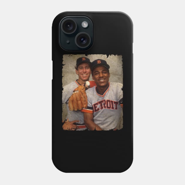 Allan Trammel and Lou Whitaker in Detroit Tigers Phone Case by anjaytenan