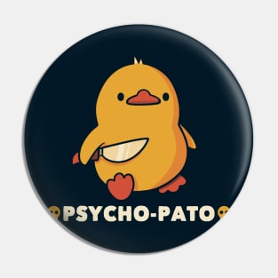 Psycho-Pato Funny Duck by Tobe Fonseca Pin