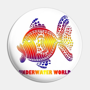 Underwater world Pin