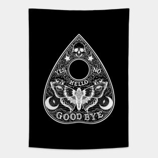 Ouija Planchette Board. Night Moth Tapestry