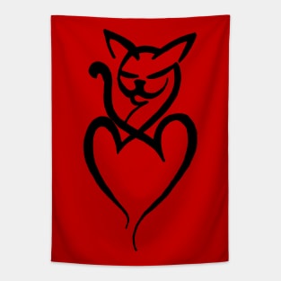 Heartcat Tapestry