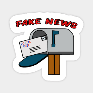 Fake News Postal Vote - US Election Magnet