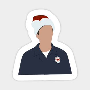 Christmas Janitor Magnet