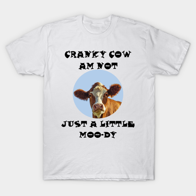 moody cow shirt