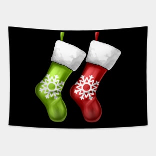 Socks On Fireplace Stockings On Chimney Christmas Tapestry