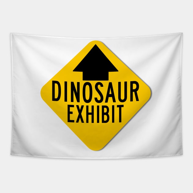 Dinosaur Exhibit Grandparents Day Tapestry by StckrMe