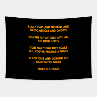 Creepy Nursery Rhyme - Halloween Horror Tribute Tapestry