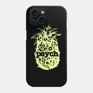 Psych Vintage Yellow Pineapple. Phone Case