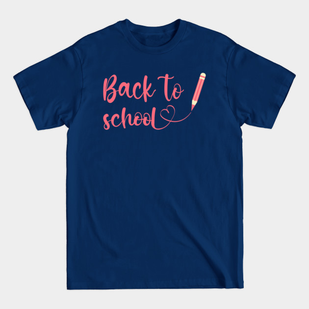 Discover Back to school pink heart - Back To School - T-Shirt