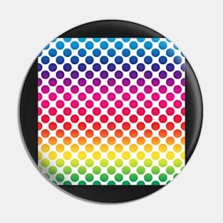 Rainbow Dots Pin