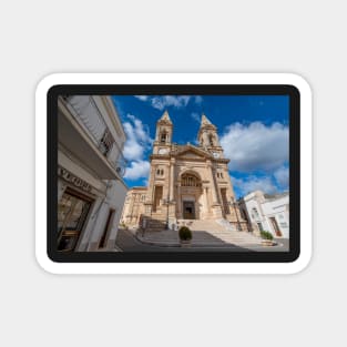 Cathedral Basilica of Saints Cosmas and Damian in Alberobello, Italy Magnet